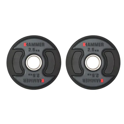 Produktbild von HAMMER Hanteln und Gewichte Olympische (PU) 2.5kg