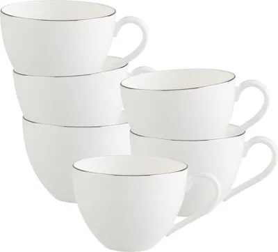 Produktbild von Villeroy & Boch Anmut Platinum No.1 Kaffeetasse 150 ml 6er Set