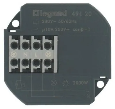 Image de Télérupteur à Encastrer 10 A  Unipolaire 230 V
