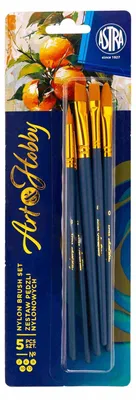 Zdjęcie produktu dla Astra Zestaw Pędzli Nylonowych Art&Hobby 5 szt.