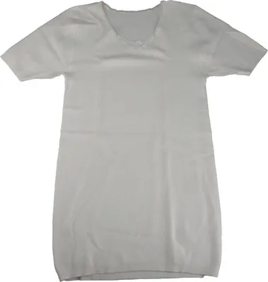 Produktbild von Wärmewäsche Classic Damen-Hemd, 1/2 Arm 50% Angora mit Spitze natur>>>>Gr. XL