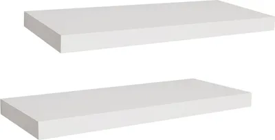 Produktbild von 2 Stück Hochwertiges Wandboard Wandregal MDF PVC B60xH3,8xT23,5 cm