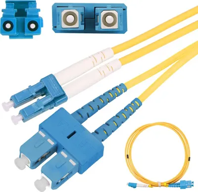 Obrázek produktu pro Extralink SC/UPC-LC/UPC Patchcord PVC, Jednomodový, Duplex, G652D, 3mm, 3m