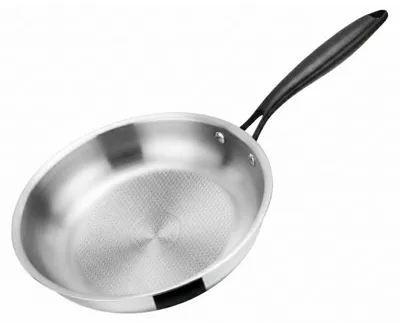 Image de Poêle 24 cm acier inoxydable Triply Arthur Martin AM3516