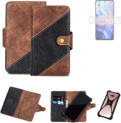 Produktbild von K-S-Trade Handyhülle Schutzhülle Bookstyle Case kompatibel mit Xiaomi Redmi Note 11 Klapphülle Cover Hülle Schutztasche 1x
