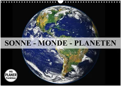 Produktbild von Sonne, Monde und Planeten (Wandkalender 2026 DIN A3 quer), CALVENDO Monatskalender