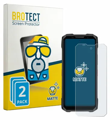 Produktbild von 2x BROTECT Schutzfolie für Doogee V Max 2 Pro Displayschutz Displayschutzfolie Folie Matt Entspiegelungsfolie