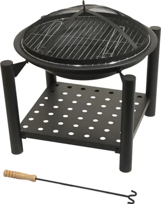 Image de Foyer avec grille SABATINI avec couvercle