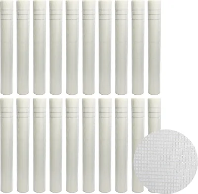 Produktbild von Clanmacy 20 Rolle Armierungsgewebe 160g/m² 4x4mm Putzgewebe Glasfasergewebe Gewebe Weiß 1000m²