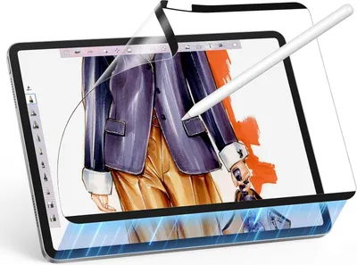 Produktbild von iPad Air 13 Zoll M2 (2024) Paper Feel Magnetische Schutzfolie - 1 Stück