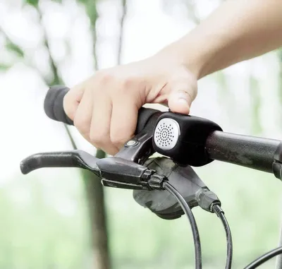 Elektrische Fahrradklingel Wasserdichte Elektronische Klingel (Schwarz)