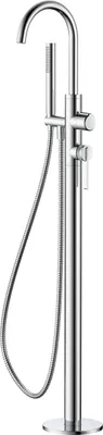 Produktbild von Avapax | Badewannenarmatur - Chrom - Duschset - Freistehend - Ergonomische Bedienung