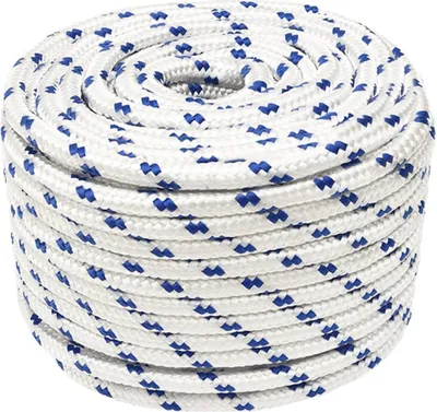 Obrázek produktu pro vidaXL Lodní lano bílé 12 mm 25 m Polypropylenové