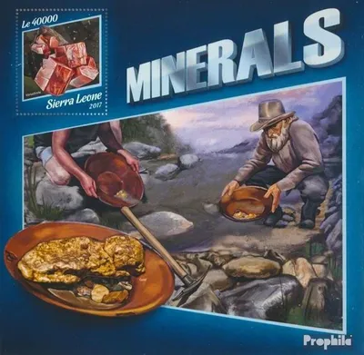 Produktbild von Briefmarken Sierra Leone 2017 Mi Block 1297 (kompl. Ausg.) postfrisch Mineralien