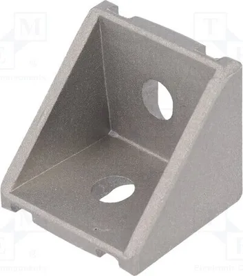 Produktbild von 1x Winkel für Profile W: 38mm Nutbreite: 8mm H: 40mm  L: 40mm GN 961-40-8-40-40-A-