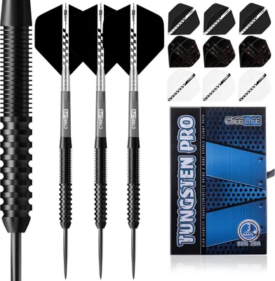 Produktbild von Professionelles Tungsten Darts Set 23 Gramm mit 3 Schäften