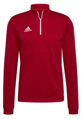 Image de Adidas - Haut « Entrada 22 » avec fermeture éclair courte pour hommes PP2279 (XXL) (rouge équipe)