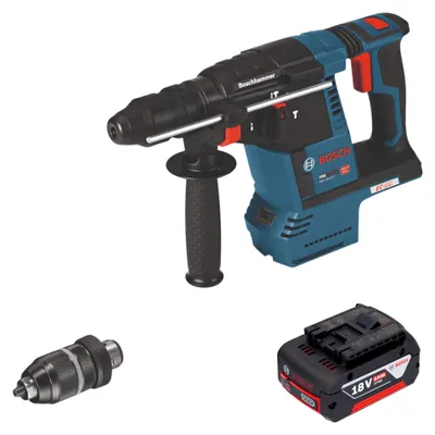 Produktbild von Bosch GBH 18V-26 F Professional Akku Bohrhammer 18 V 2,6 J SDS Plus + 1x Akku 5,0 Ah - ohne Ladegerät