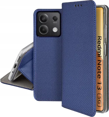 Immagine prodotto di Custodia per Xiaomi Redmi Note 13 5G SMART MAGNET CASE PORTAFOGLIO + VETRO 9H