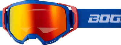 Produktbild von Bogotto B-1 Motocross Brille, blau/weiß, Einheitsgröße