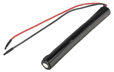 Immagine prodotto di Batteria per luce di emergenza NiMH 3,6V 2100mAh L1x3 A con cavo da 200 mm 0,75 mm² sostituisce RZB