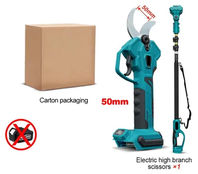 Image de Sécateur électrique sans fil, 50 mm, pour arbres et bonsaïs, sans batterie