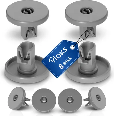 Produktbild von Korbrolle 8x Rad passend wie AEG Electrolux 5028696500/4 für Unterkorb Spülmaschine