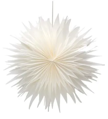 Only Natural – Papier-Lampenschirm – Weiß – 35 cm – Ansicht 1