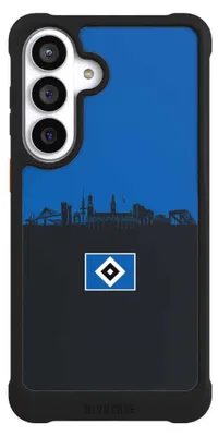 Produktbild von NIVOCASE Hülle für Samsung Galaxy S26+  Stoßfeste Handyhülle NIVOmax Case Schwarz HSV Hamburg Skyline