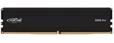 Immagine prodotto di Crucial - DDR5 - Modul - 32 GB - DIMM 288-PIN - 5600 MHz / PC5-44800 - CL46 - 1,1 V - ungepuffert - on-die ECC - Schwarz