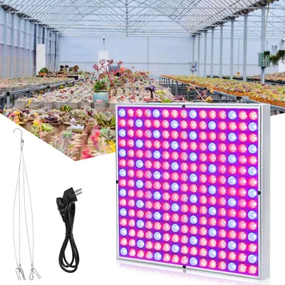 Obrázok produktu pre XINZI LED lampa na rastliny 45 W - 225 LED diód červeno-modrého plného spektra, ideálna pre záhradu a skleník, ideálna na pestovanie kvetov a rast rastlín