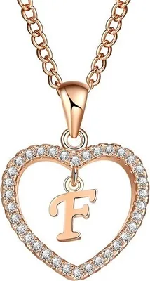 Produktbild von Halskette Buchstabe F/Gold für Damen KP5189