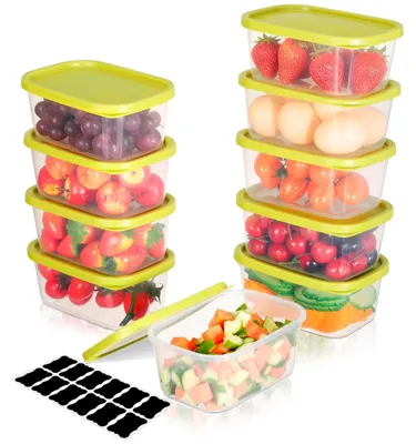 10er Set luftdichte Vorratsdosen 710 ml BPA-frei stapelbar