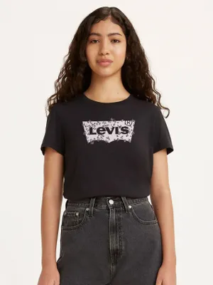 Immagine prodotto di levis t-shirt donna levis 17369-35520 the perfect tee serif chest rose anthracite