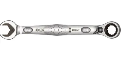 Produktbild von Maulringratschenschlüssel Joker SW 15mm L.199mm umschaltbar,Rings.15Grad WERA