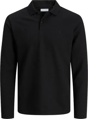 Zdjęcie produktu dla Jack & Jones Austin koszulka polo z długim rękawem męska czarna M