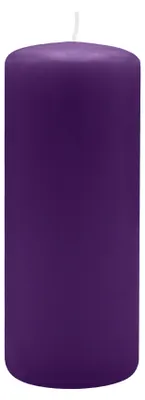 Produktbild von Stumpenkerzen 120 x Ø 60 mm, Violett, 12 Stück