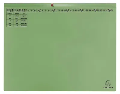 Produktbild von Exacompta 370225B 25x Hängehefter Exaflex Karton grün