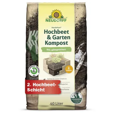 Produktbild von Neudorff NeudoHum  Hochbeet- und GartenKompost 40 Liter