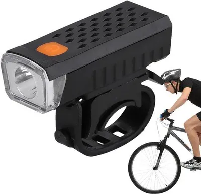 Immagine prodotto di Luci a LED per biciclette - lampade ricaricabili tramite USB - impermeabili - adatte per biciclette da città, da corsa e da montagna
