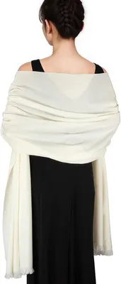 Productafbeelding van Pashmina Wintersjaal Groot - Wikkelstola voor Avondjurk en Ceremonie