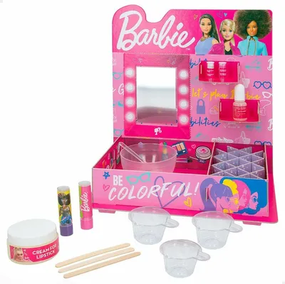 Produktbild von Lisciani Giochi Barbie Makeup Kit 15 Stück Lippenstifte