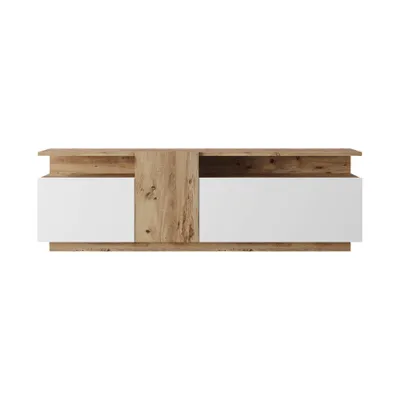 Immagine prodotto di Mobile TV Rebecca Mobili Nergis 46,5x150x29,5 truciolato rovere chiaro bianco moderno