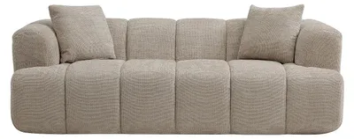 Produktbild von 3-Sitzer-Sofa aus Stoff in Taupe NARAMU