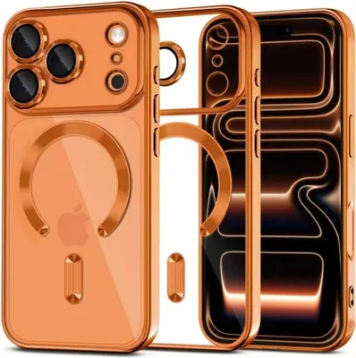 Immagine prodotto di Custodia protettiva per iPhone 17 Pro Max Tech-Protect MagFlex MagSafe Arancione Cosmico Lucido