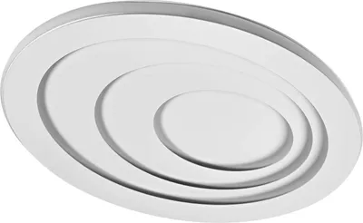 Produktbild von LEDVANCE ORBIS SPIRAL OVAL LED Deckenleuchte, weiß, 37W, 4000lm, 485mm Durchmesser, sehr homogene Lichtverteilung, indirektes Licht, integriertes LED-Modul, lange Lebensdauer, 3000K