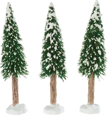 Produktbild von VBS Miniatur Tanne "Abies mit Schnee", H 14 cm, 3 Stück