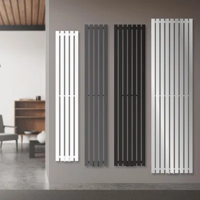 Immagine prodotto di Radiatore a pannello - Verticale - 370 x 1400 mm - Bianco - Attacco centrale
