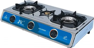 Produktbild von CAGO JV 04 Gaskocher 3-flammig aus Edelstahl 10,0 kW