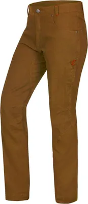 Kletter- und Boulderhose "Cronos Pants" von Ocun in brauner Farbe; mit geradem Schnitt und robustem Material.